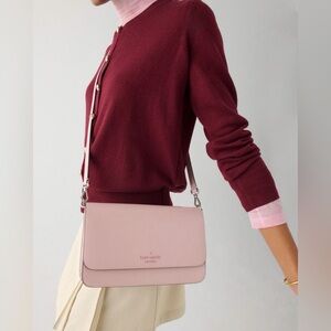 Kate Spade Madison Textured Patent Leather Willow Crossbody Bag